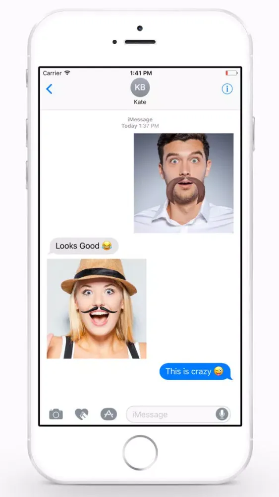 Capturas de tela do Grow a mustache in two seconds