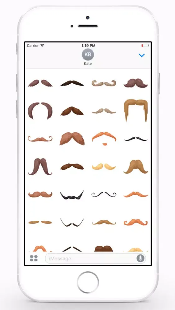 Capturas de tela do Grow a mustache in two seconds