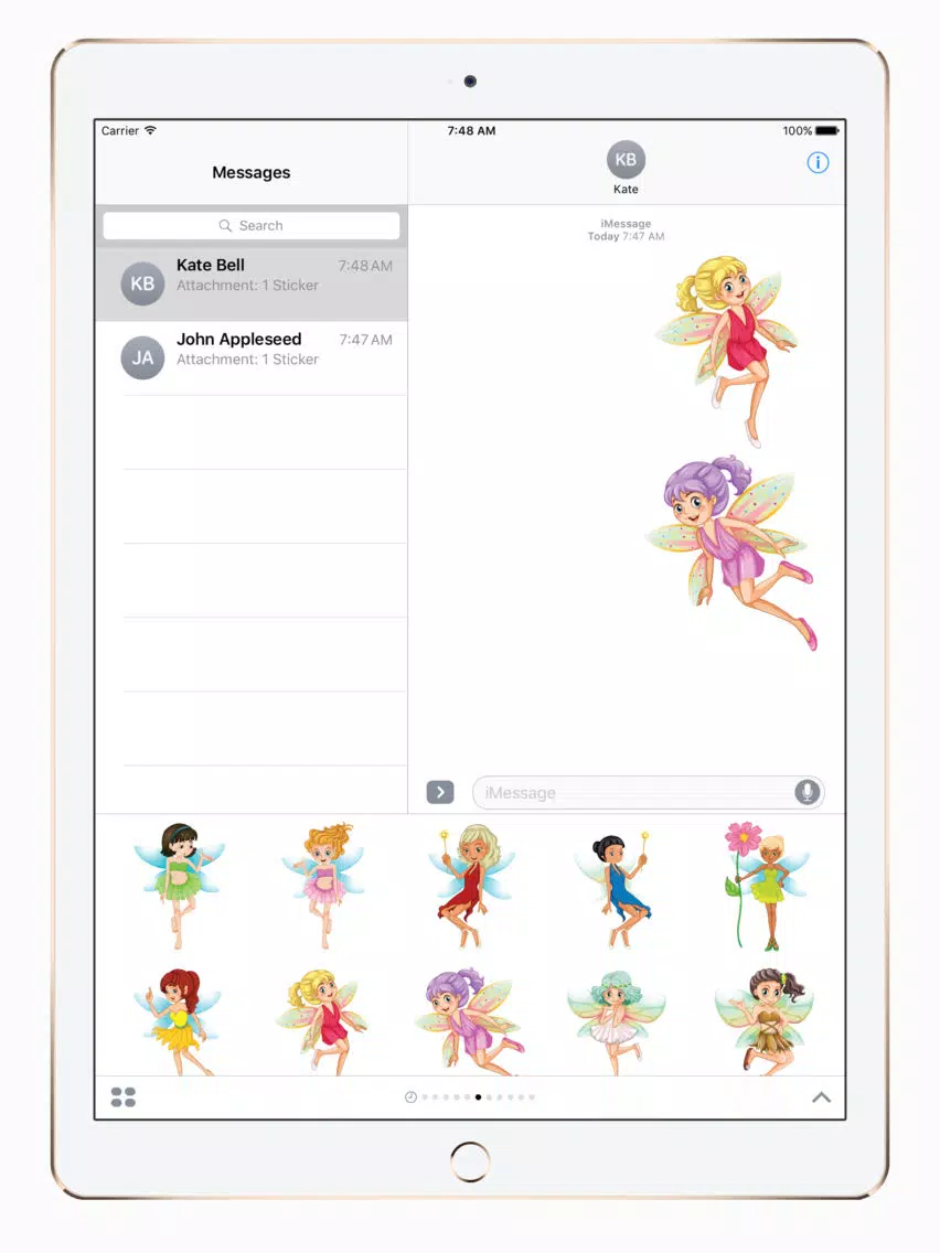 Fairy Ladies Stickers iPad 應用截圖