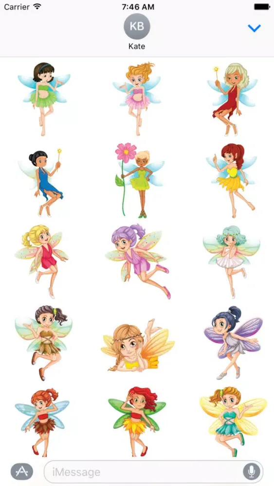 Fairy Ladies Stickers スクリーンショット