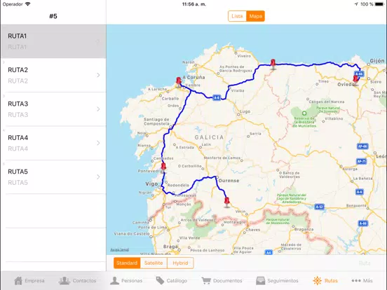 Tangkapan layar Delpro(CRM) iPad 