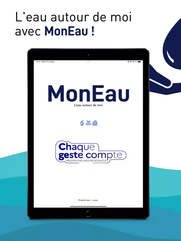 MonEau - l'eau autour de moi iPad  Screenshots