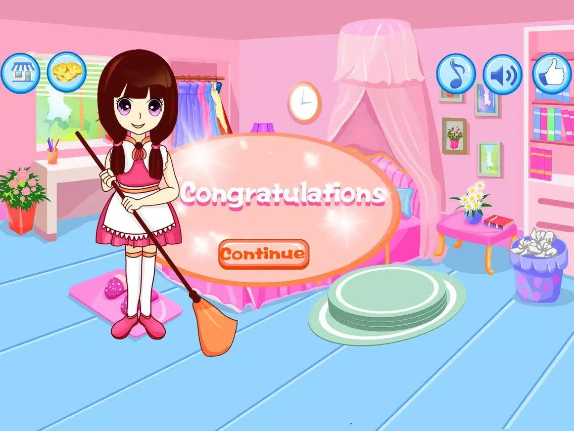 Capturas de tela do Clean Up Room - House Make iPad 