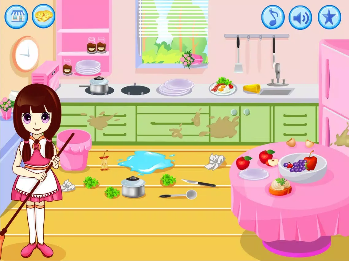 Capturas de tela do Clean Up Room - House Make iPad 