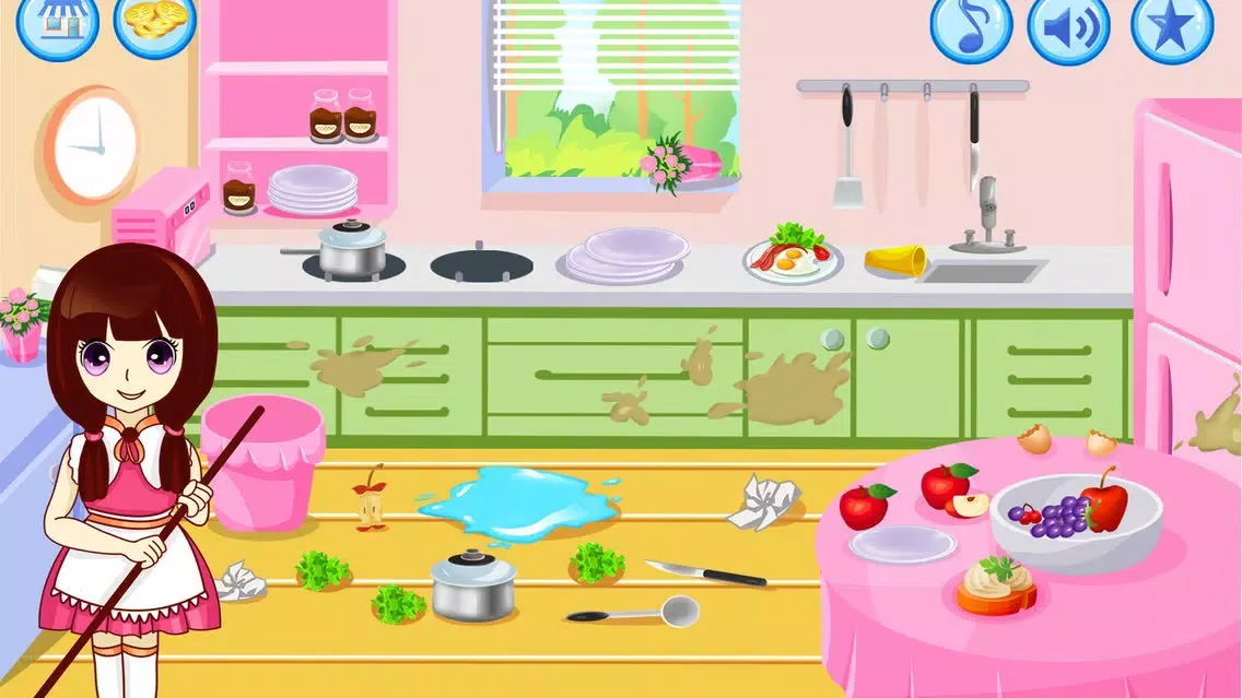 Capturas de tela do Clean Up Room - House Make