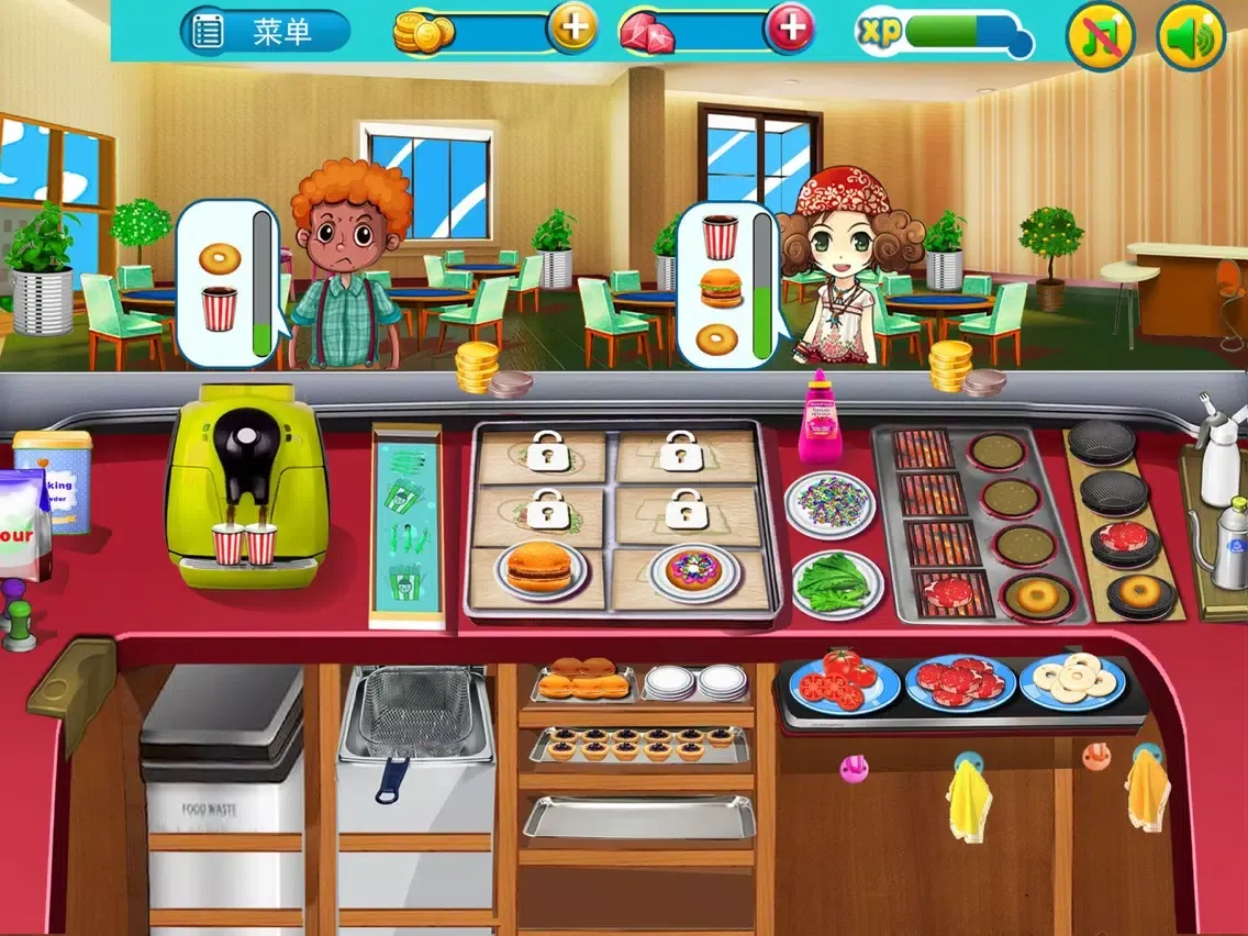Cooking Happy - Food Salon Girl Games iPad  Ekran Görüntüleri