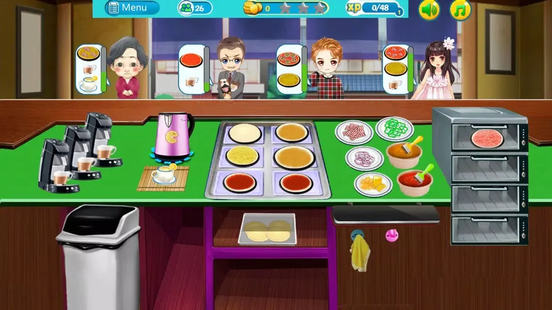 Capturas de tela do My Pizza Shop - Girl Game cooking happy3