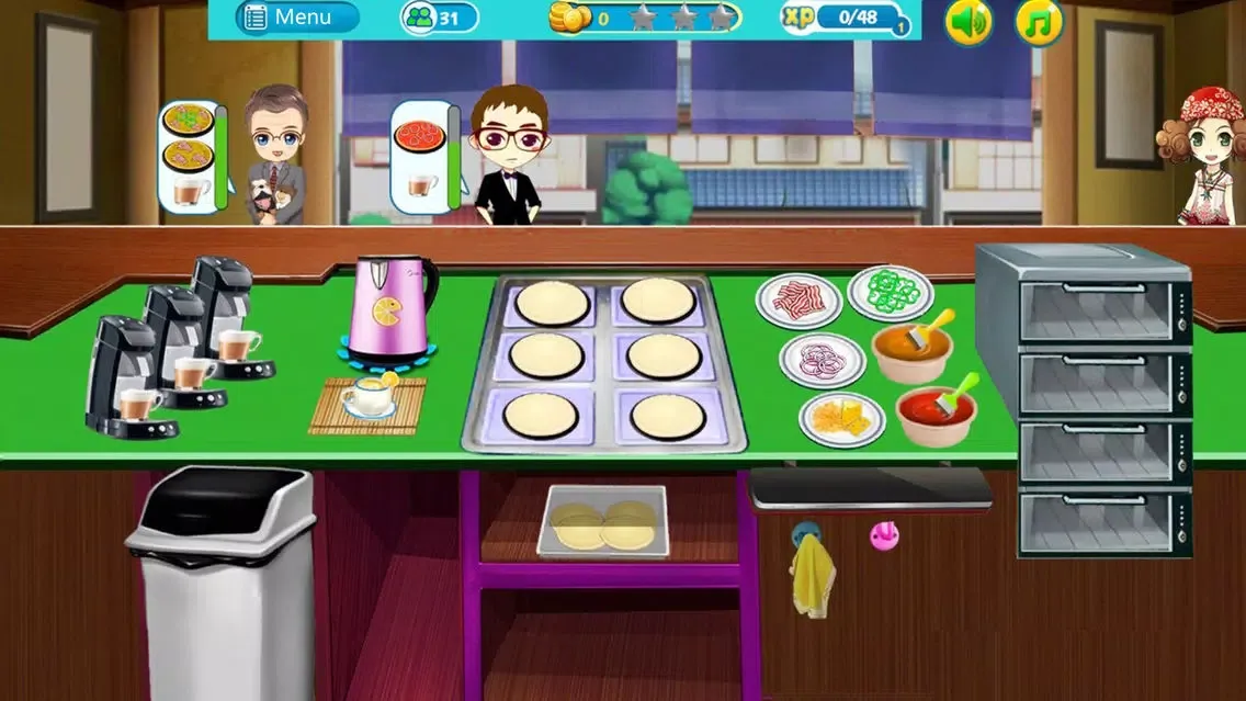 Capturas de tela do My Pizza Shop - Girl Game cooking happy3