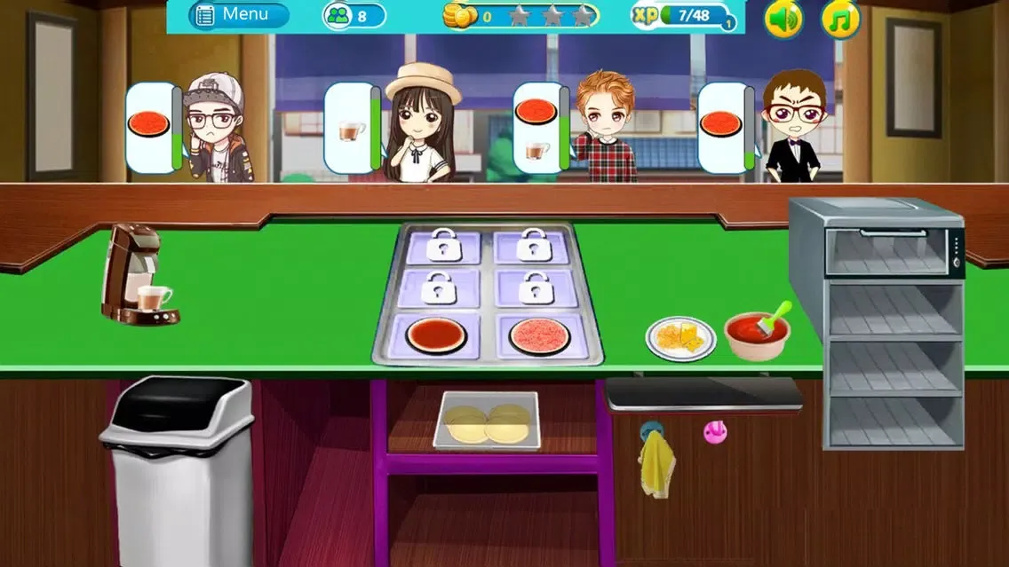 Capturas de tela do My Pizza Shop - Girl Game cooking happy3