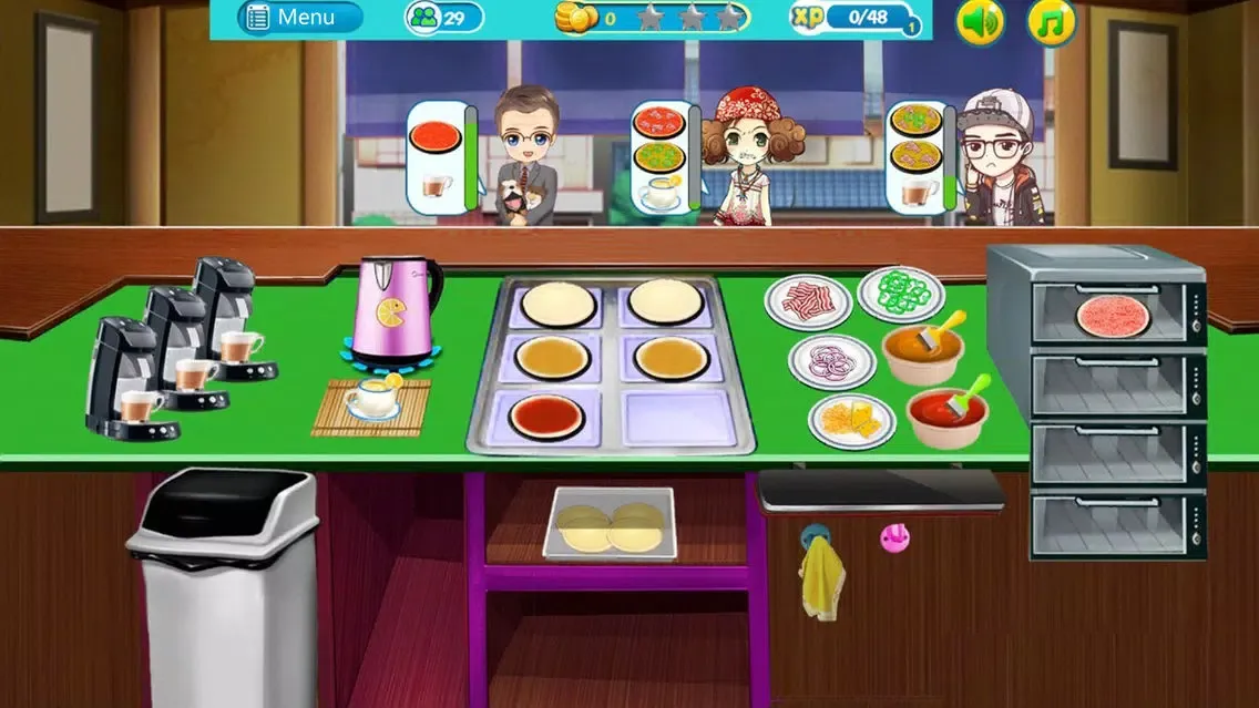 Capturas de tela do My Pizza Shop - Girl Game cooking happy3