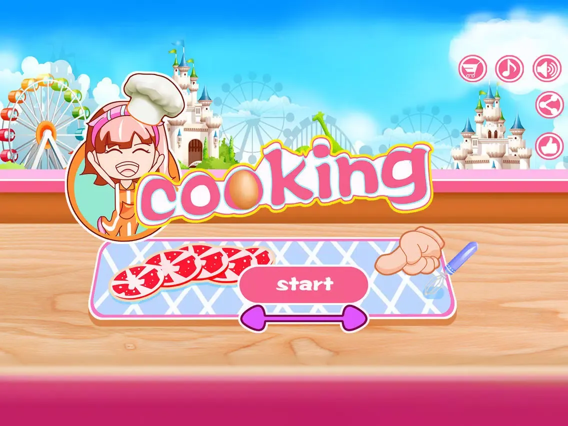 Cooking Party - Food Salon Girl Games iPad 应用截图