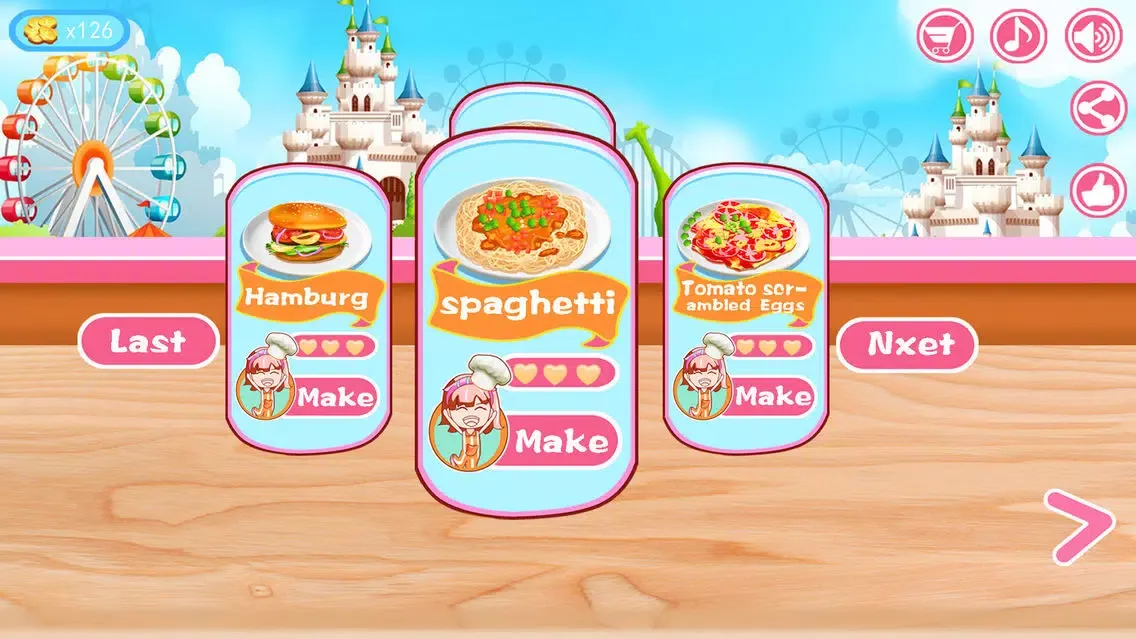 Cooking Party - Food Salon Girl Games应用截图