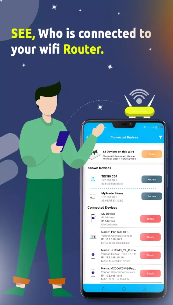 صور Block WiFi – Router Manager