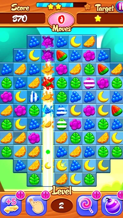 ภาพหน้าจอของ Sweetest Fruit Jelly Quest Saga: Swap Match 3 Puzzle Best Fun Game