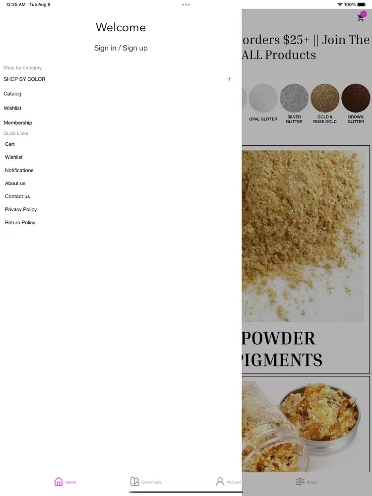 Sugar and Spice Glitter Co. iPad 应用截图