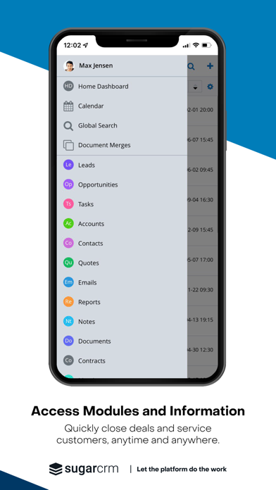 SugarCRM স্ক্রিনশট