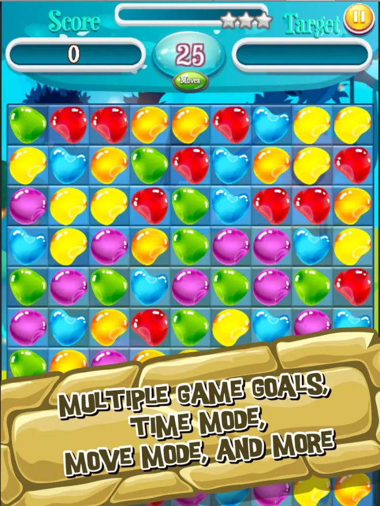 Ảnh chụp màn hình của Classic Candy Tap : Match3 Puzzle Retro Style HD iPad 