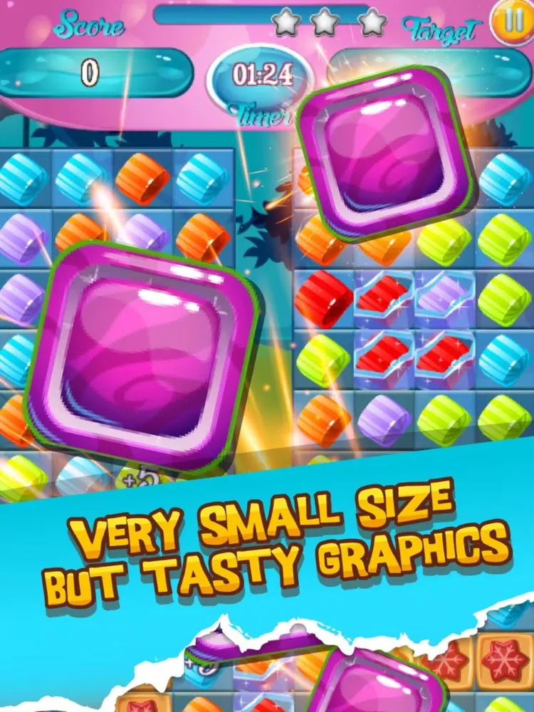 Ảnh chụp màn hình của Classic Candy Tap : Match3 Puzzle Retro Style HD iPad 