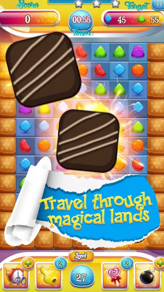 Ảnh chụp màn hình của Classic Candy Tap : Match3 Puzzle Retro Style HD