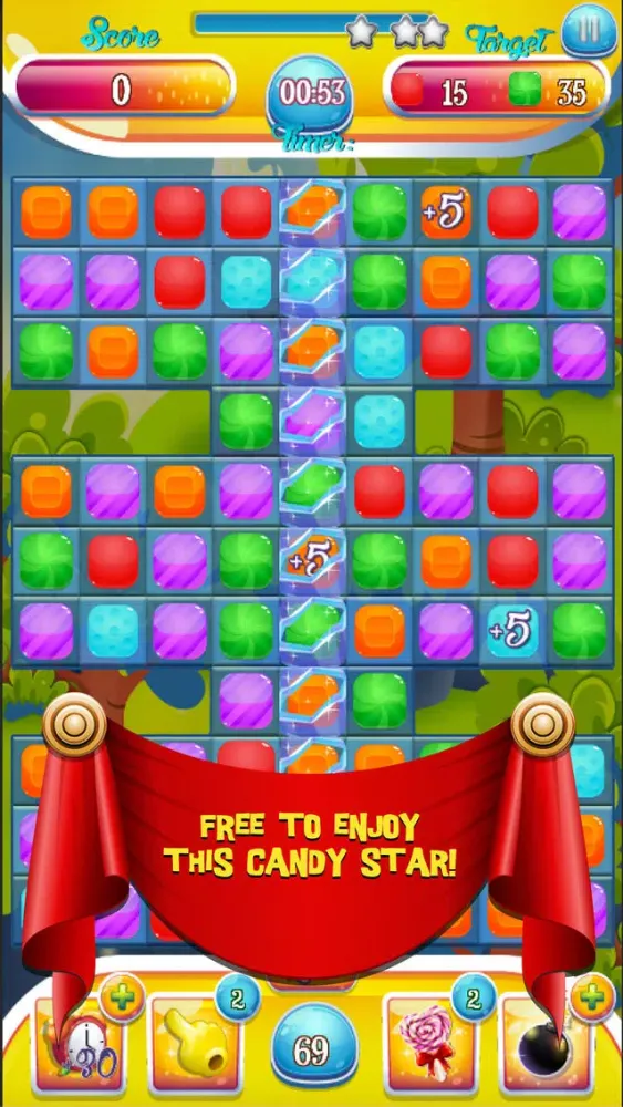 Ảnh chụp màn hình của Classic Candy Tap : Match3 Puzzle Retro Style HD