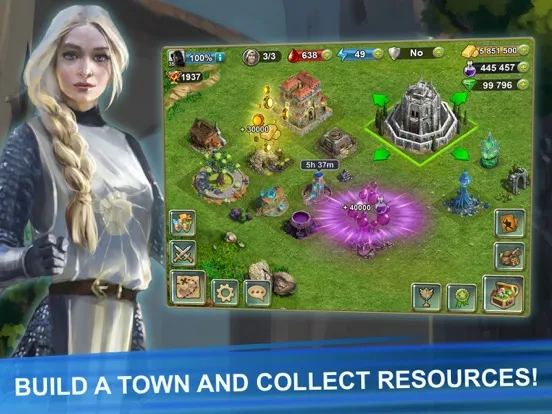 Blood of Titans RPG Card Games iPad  Screenshots