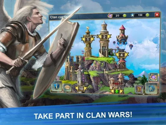 Blood of Titans RPG Card Games iPad  Screenshots
