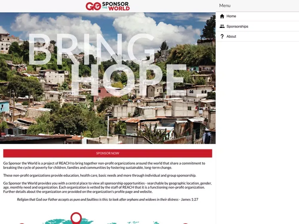 Скриншоты Go Sponsor The World iPad 