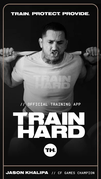 ภาพหน้าจอของ TRAIN HARD – Fitness App