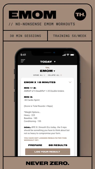 ภาพหน้าจอของ TRAIN HARD – Fitness App