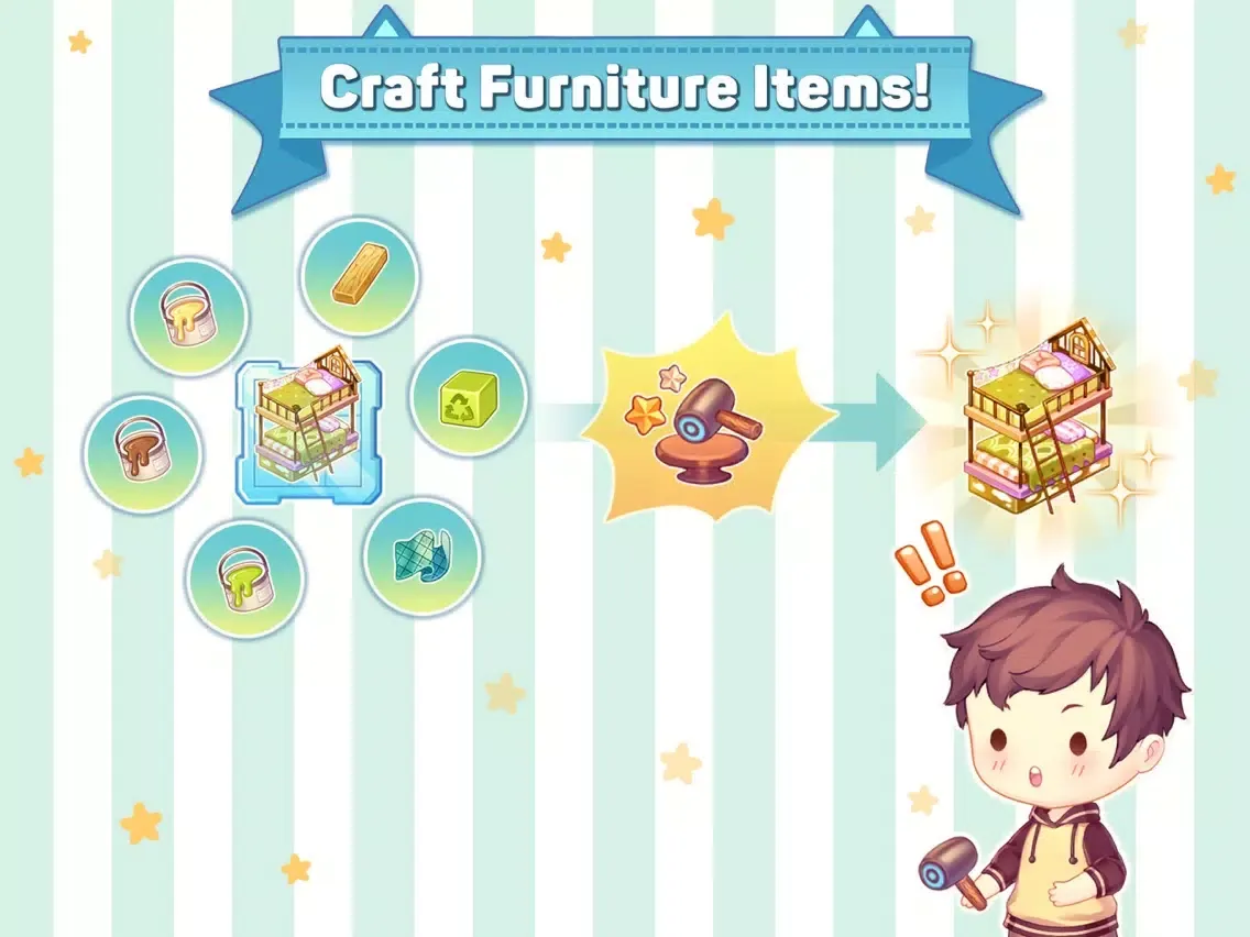 Kawaii Home Design iPad  سکرین شاٹس