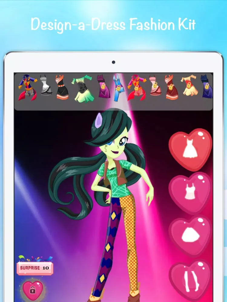 Capturas de tela do Princess Amino Manga Dress Up Maker prom mother iPad 