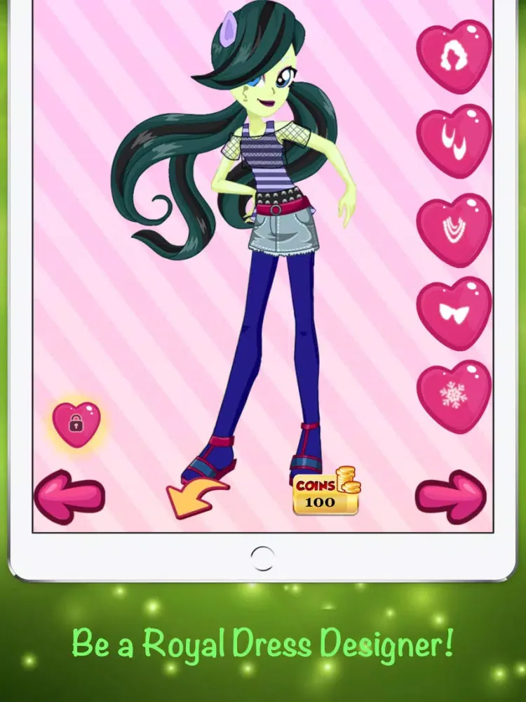 Capturas de tela do Princess Amino Manga Dress Up Maker prom mother iPad 