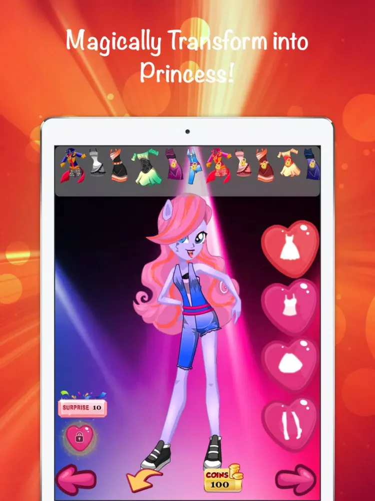 Capturas de tela do Princess Amino Manga Dress Up Maker prom mother iPad 