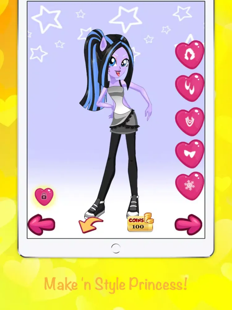 Capturas de tela do Princess Amino Manga Dress Up Maker prom mother iPad 