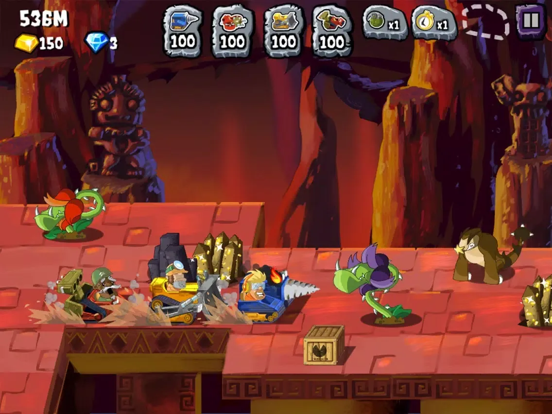 ภาพหน้าจอของ Danger Mine - Quest for Loot iPad 