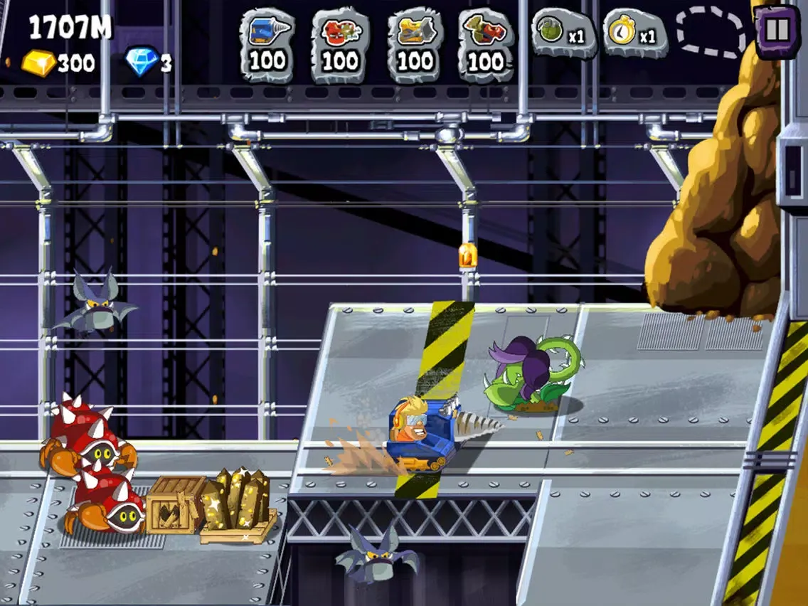 ภาพหน้าจอของ Danger Mine - Quest for Loot iPad 