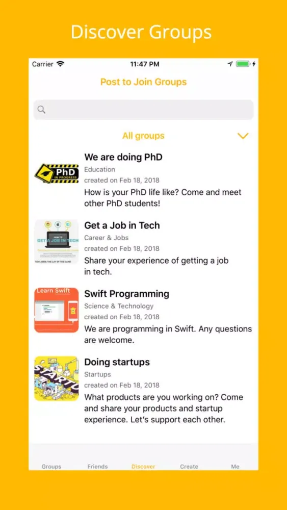 تصاویر Groupiu-Connect with Groups