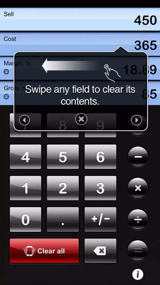 Screenshot di iMargin - Margin Calculator