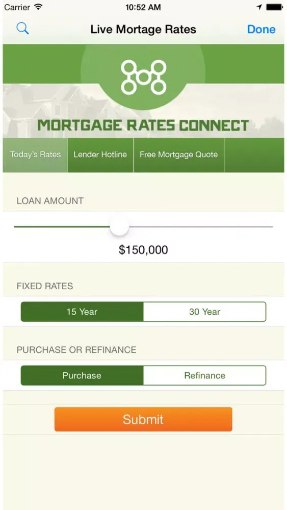 Mortgage Connect Rates - Live Mortgage Rates應用截圖