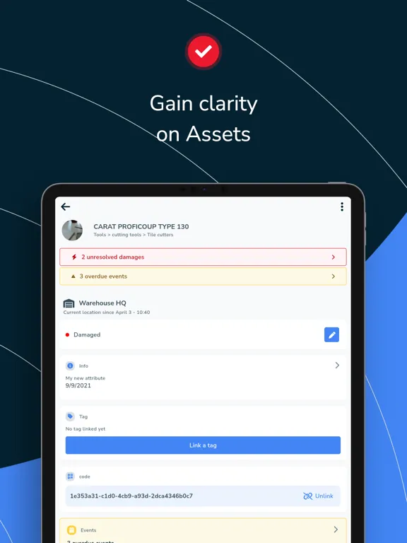 Suivo Asset Manager iPad  स्क्रीनशॉट