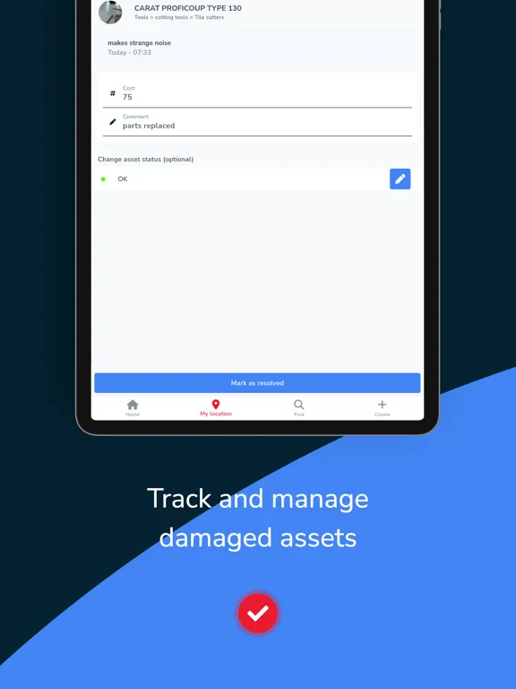 Suivo Asset Manager iPad  स्क्रीनशॉट