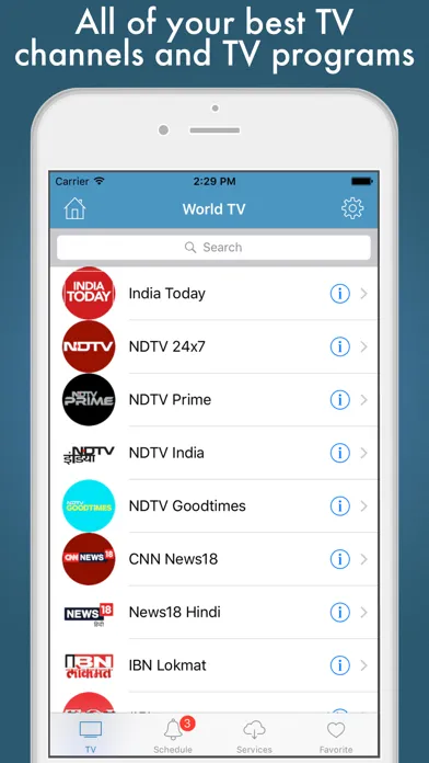 World TV - worldwide live TV Ekran Görüntüleri