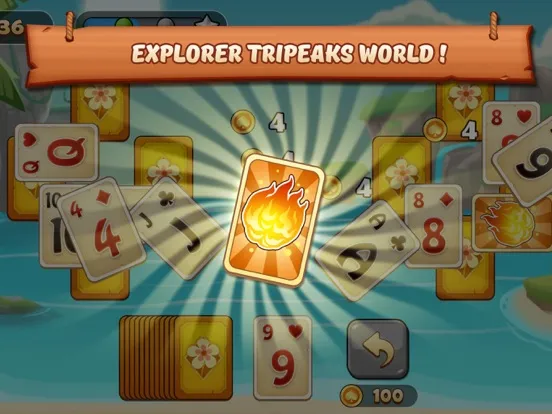 Captures d'écran de Solitaire Tripeaks - Voyagers iPad 