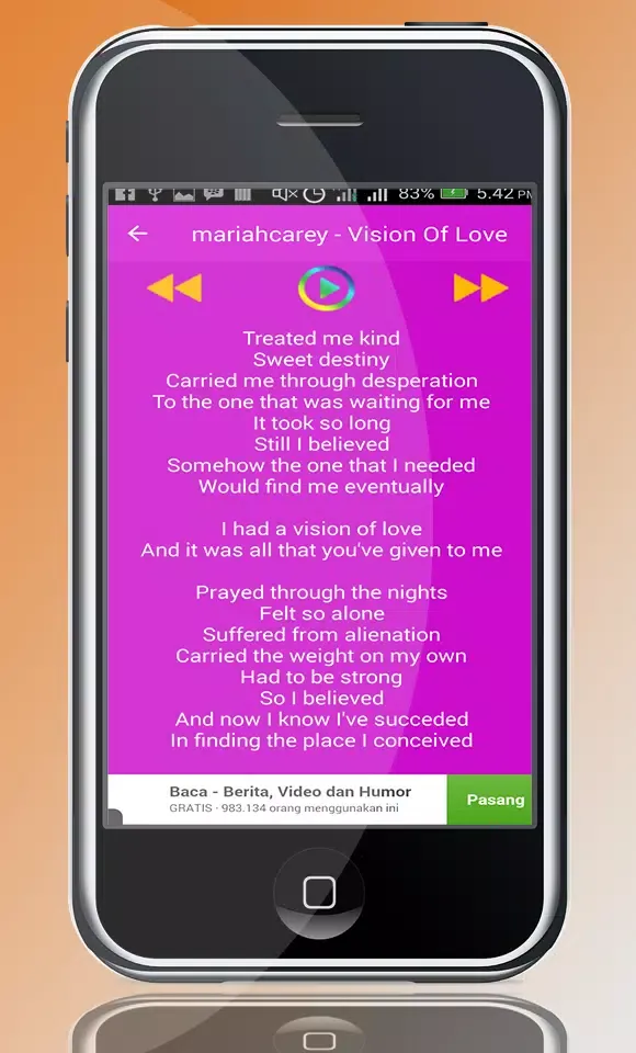 Tangkapan layar MARIAH CAREY Me.I Am Mariah