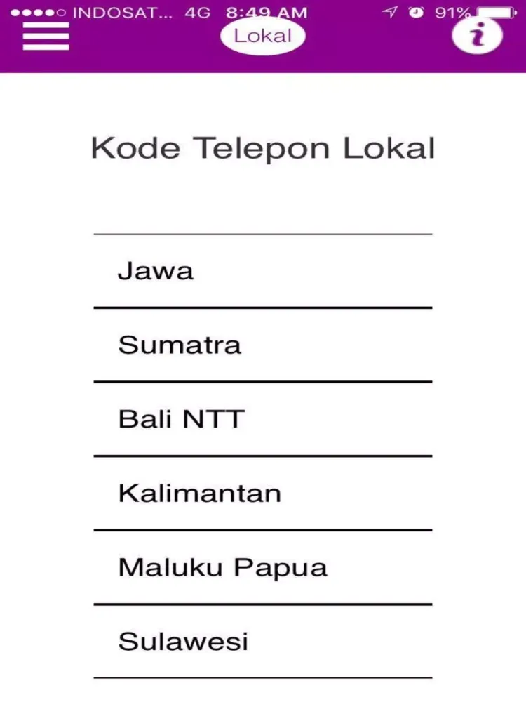 Capturas de pantalla de Info Kota Semarang iPad 