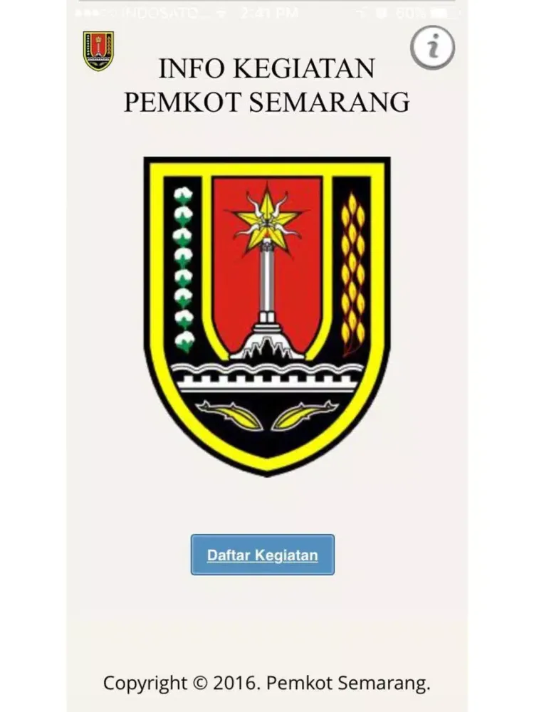 Capturas de tela do Kegiatan Semarang iPad 