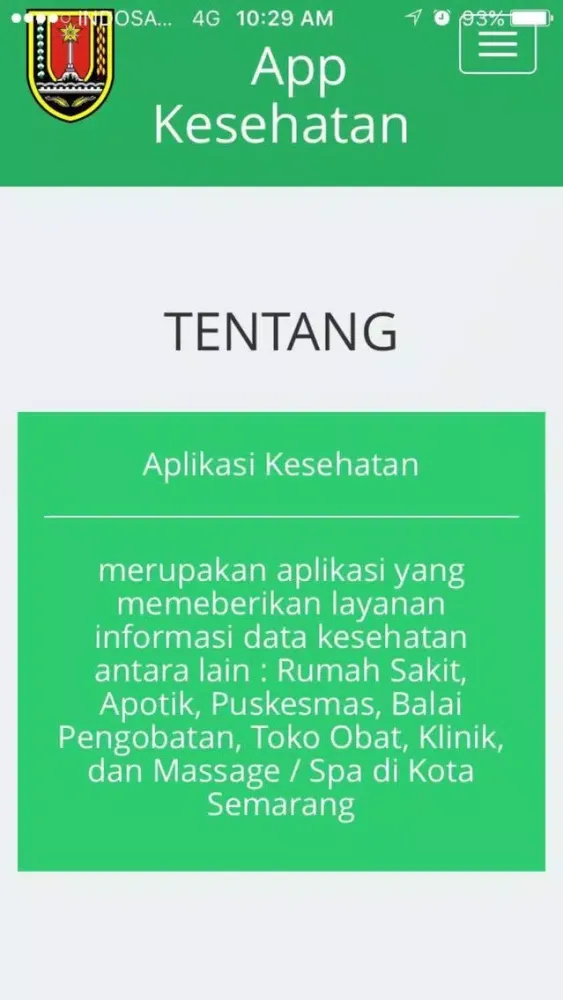 Скриншоты Info Kesehatan Semarang
