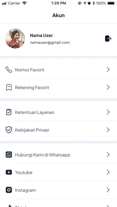 Screenshot di Sukma Convert Pulsa
