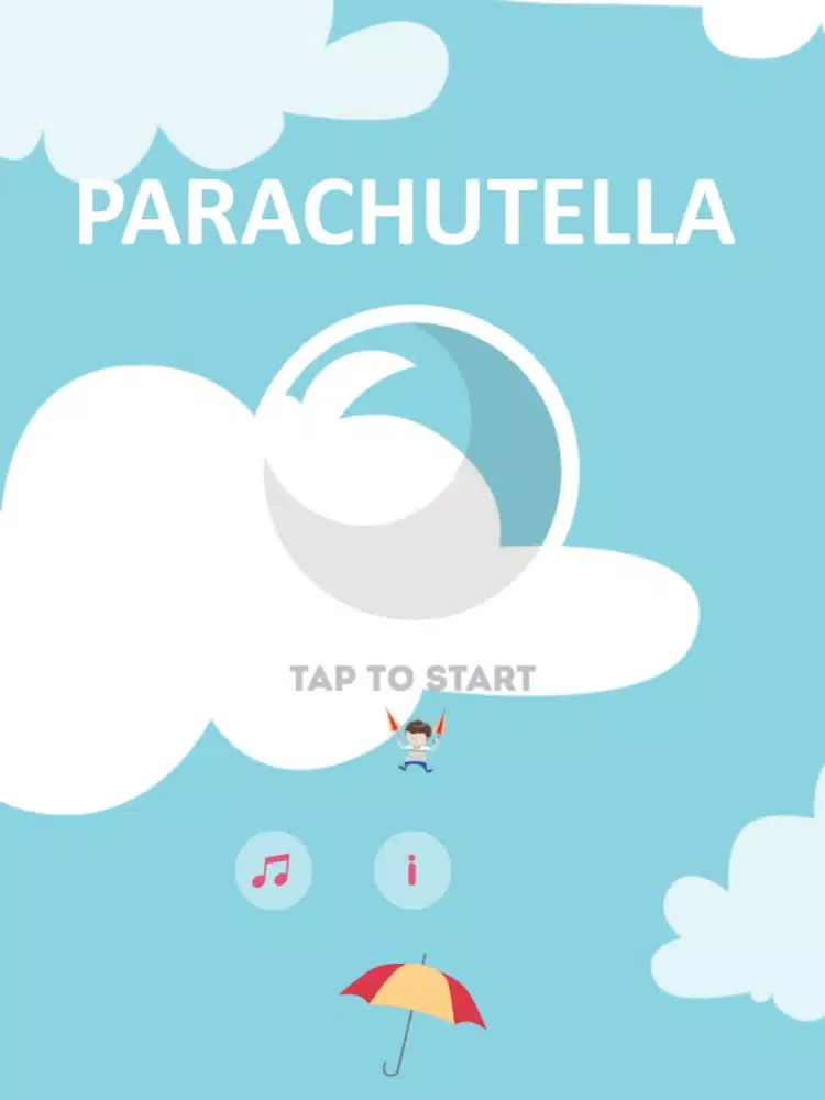 ภาพหน้าจอของ Parachutella iPad 