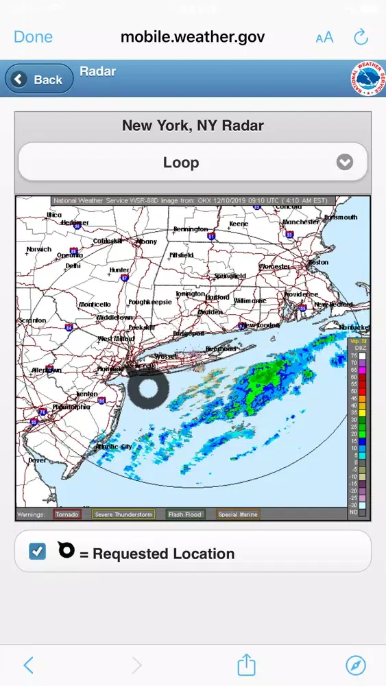 Screenshot di Weather U.S.